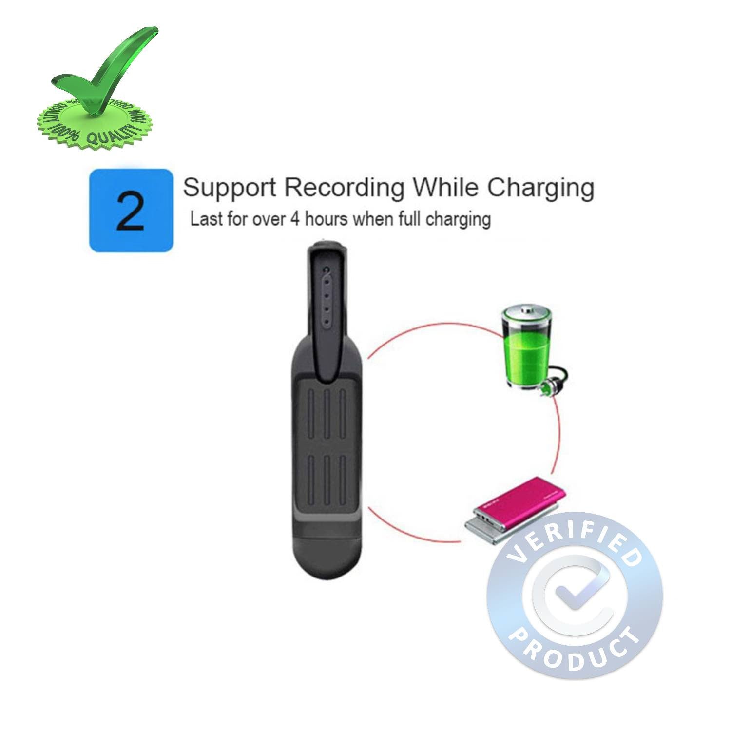Wearable 4k Pen Camera with Mini DVR Wearable 4k Pen Camera with Mini DVR